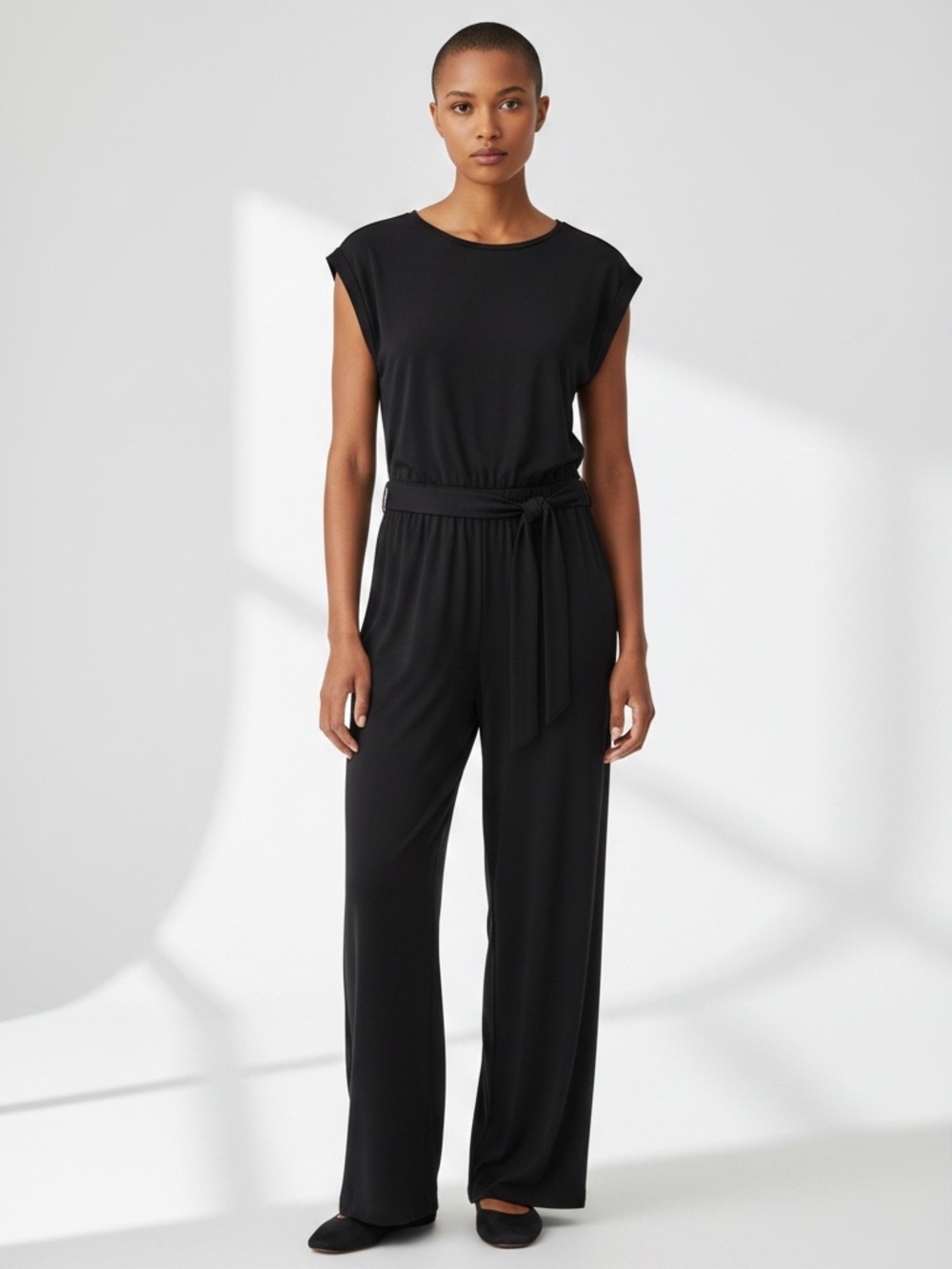 Lou & Grey Cap Sleeve Modal Jumpsuit size large